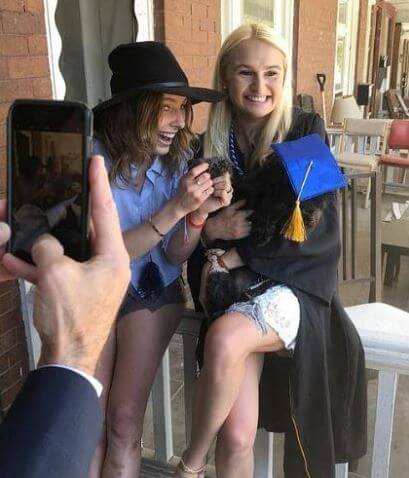Emilie Hoffer's graduation pic.